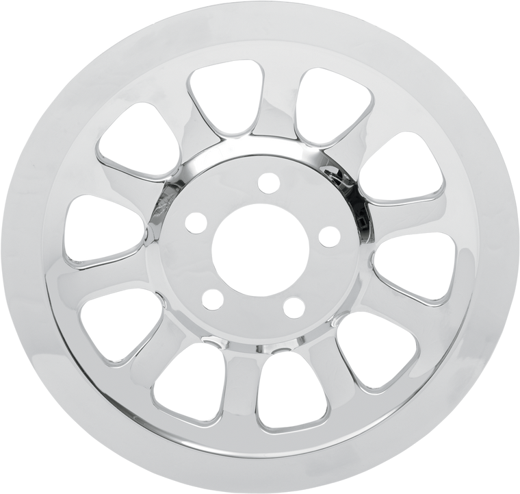 Drag Specialties - Rear Pulley Insert - ST '07-'17 - Chrome Outer Rear Pulley Insert - D26-0150