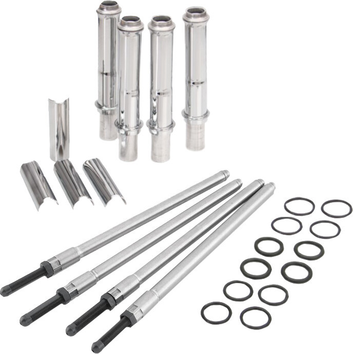 Rocket Cams - Speedy Pushrod Kit W/covers M8 Models - 1499474