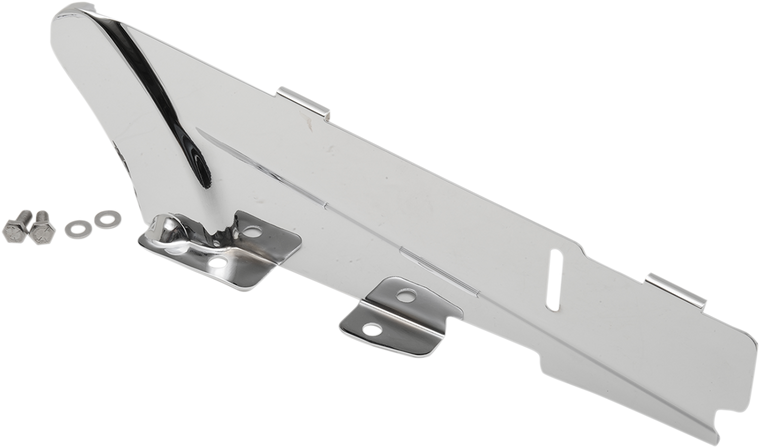 Drag Specialties - Lower Belt Guard - 07-17 FXD/FXDWG/FLD - Chrome - Rear Belt Guard - G32-0328 7/75-R