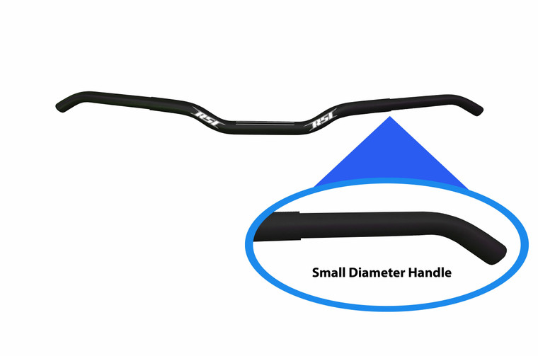 Rsi - Slim Jim Narrow Handlebar Black - T8-10R-N-SJ-BLK