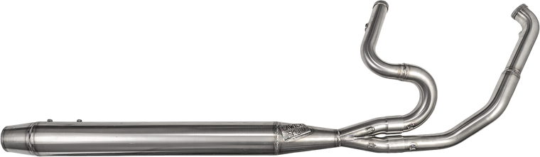 Sawicki - 2in1 Tc Softail Full Length Cannon Brushed Ss - 930-01073