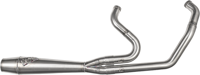 Sawicki - 2in1 Tc Softail Shorty Cannon Brushed Ss - 930-01077