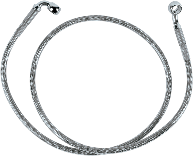 Drag Specialties - Brake Line - Front (Upper) - Stainless Steel - Stainless Steel Brake Line Kit - 640110
