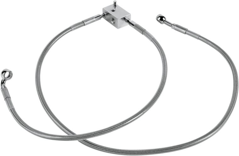Drag Specialties - Brake Line - Rear - Stainless Steel - Stainless Steel Brake Line Kit - 640221