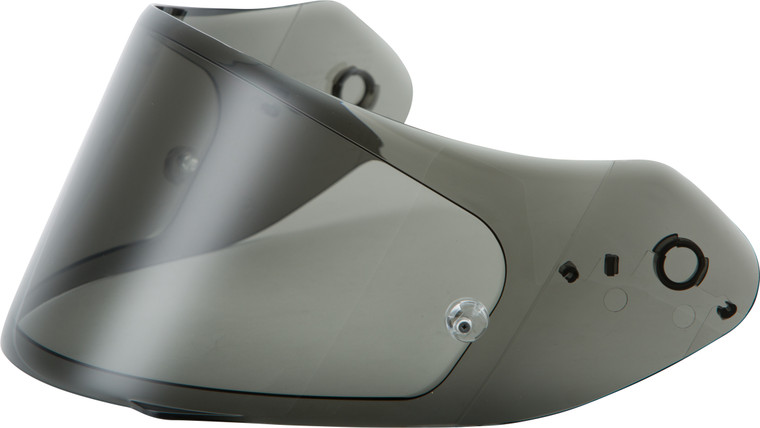 Scorpion Exo - R2000/r710/r410 Pinlock Race Shield Smoke W/tear-off Posts - 52-527-68