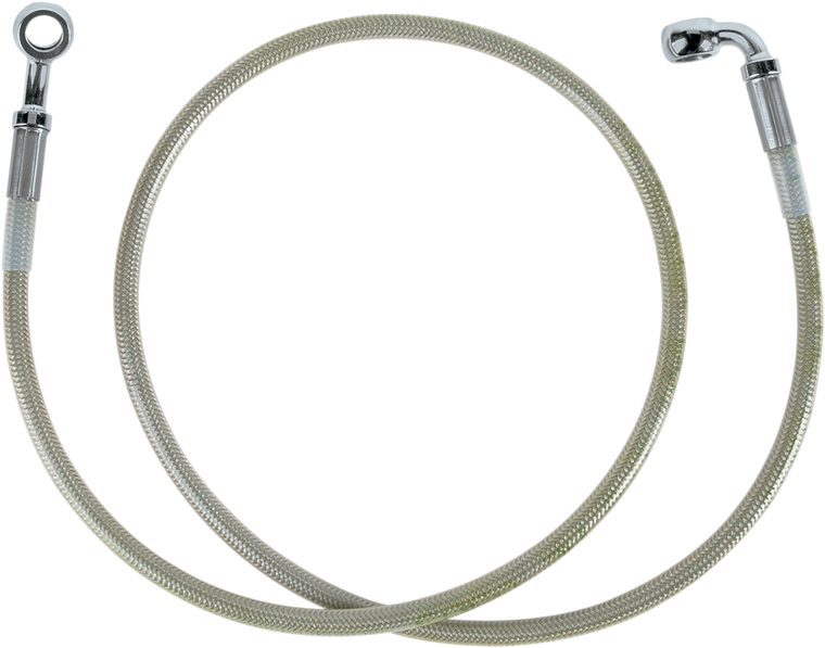 Drag Specialties - Brake Line - Front (Upper) - Stainless Steel - Stainless Steel Brake Line Kit - 640311