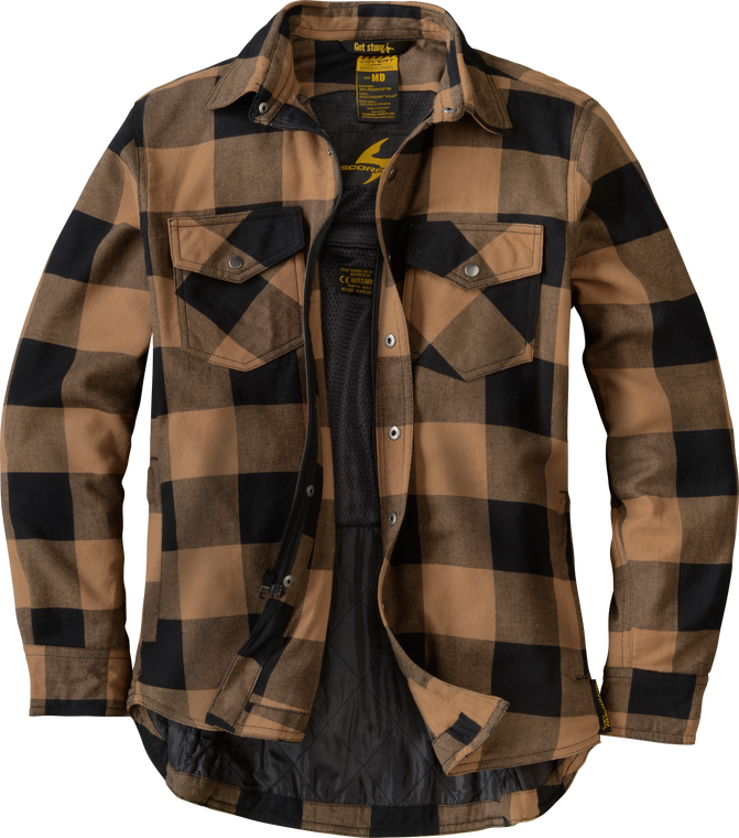 Scorpion Exo - Covert Womens Flannel Sand 2x - 52221-7