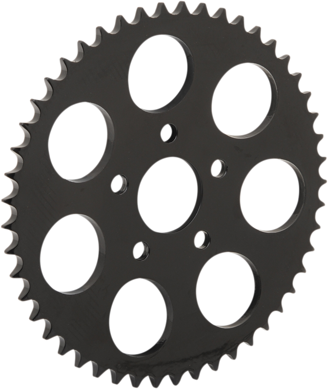 Drag Specialties - Rear Wheel Sprocket - 49-Tooth - Black - Rear Wheel Sprocket - 17512EB