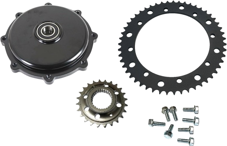 Drag Specialties - Conversion Sprocket Kit - Black - Conversion Sprocket Kit - 201409