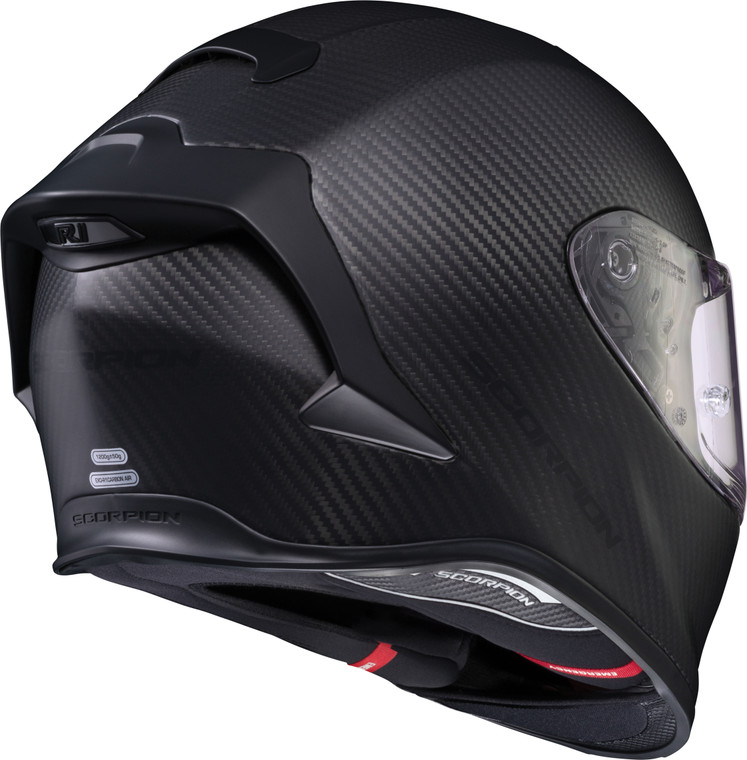 Scorpion Exo - Exo-r1 Air Full Face Helmet Carbon Matte Black 3x - R1C-0108