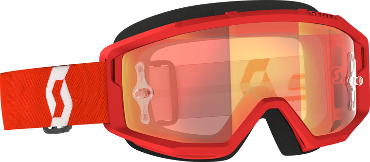 Scott - Primal Goggle Red/white Orange Chrome Works - 278597-1005280