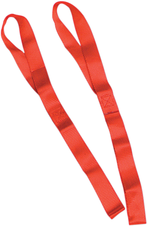Parts Unlimited - Tie-Down Extensions - 1" x 1.5' - Red - 1" W Tie-Down Extensions - 13-0001