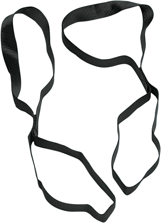 Parts Unlimited - Tie-Down Extensions - 1" x 1.5' - Black - 1" W Tie-Down Extensions - 13-0002