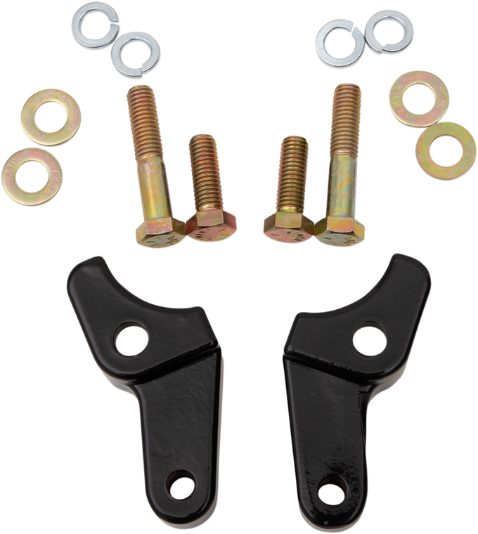La Choppers - Rear Lowering Kit - Black Powder Coated - '18+ FL - Rear Lowering Kit - LA-7590-06B