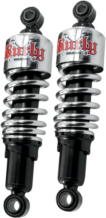 Burly Brand - Slammer Shock - Chrome - 10.5" - Slammer Shocks - B28-1202