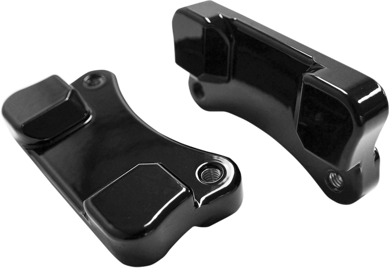 Drag Specialties - Fender-To-Fork Adapters - Black - Fender-To-Fork Adapter - 1410-0098