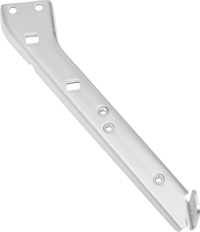 Drag Specialties - Left Saddlebag Rail Support  Bracket - Chrome - Saddlebag Rail Support Bracket - S77-0135L