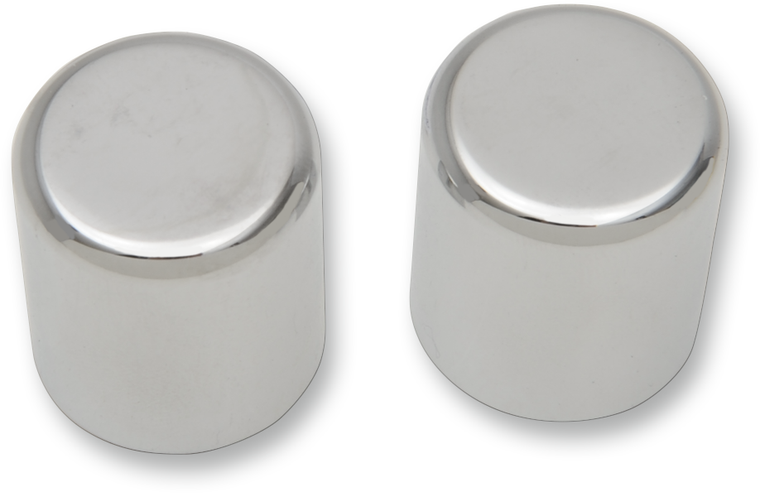 Drag Specialties - Docking Covers - Large - Chrome - Magnetic Docking Points Covers - C77-0098C