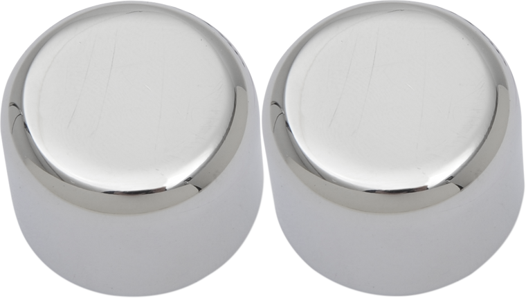 Drag Specialties - Docking Covers - Short - Chrome - Magnetic Docking Points Covers - C77-0100C