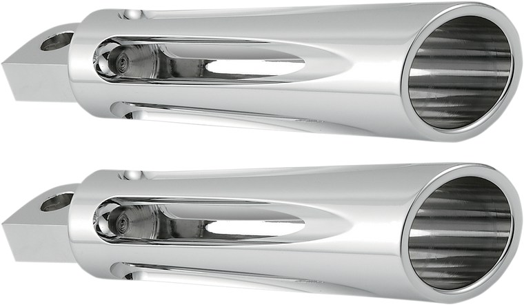 Arlen Ness - Footpeg - Deep Cut - Chrome - Ness-Tech Footpegs - 06-470