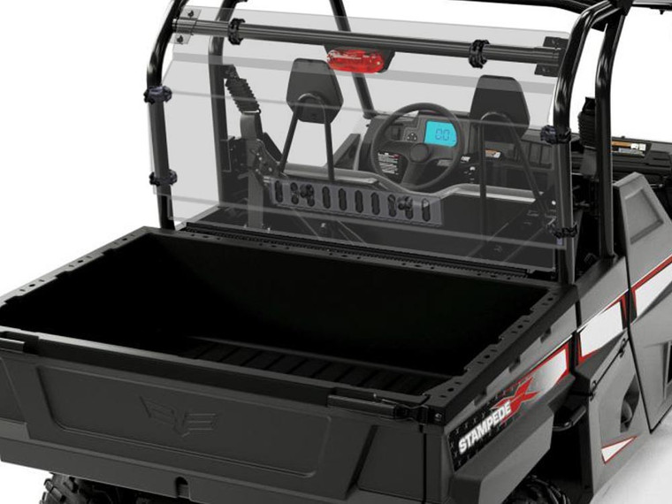 Spike - Rear Windshield W/vent Tex - 77-1100V-R