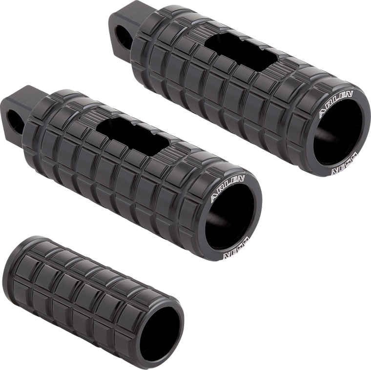Arlen Ness - Footpegs - Male - Black - SpeedLiner Footpegs - 400-034