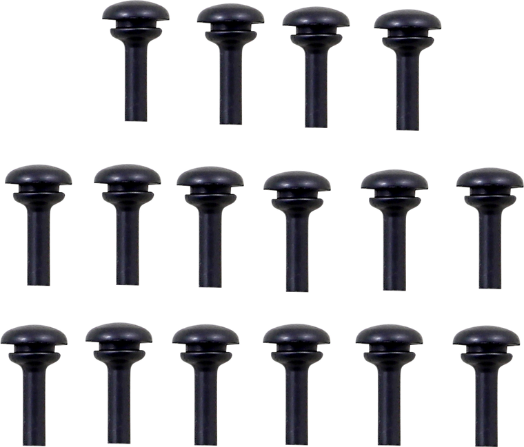 Arlen Ness - Passenger Floorboards Deep Cut Rubber - Deep Cut Floorboard Replacement Rubber Insert - 06-847