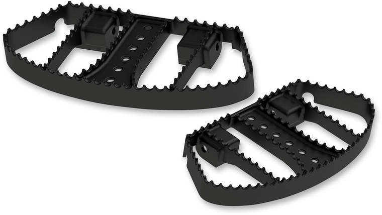 Burly Brand - MX Passenger Floorboards - MX Style Driver and Passenger Floorboards - B13-1051B