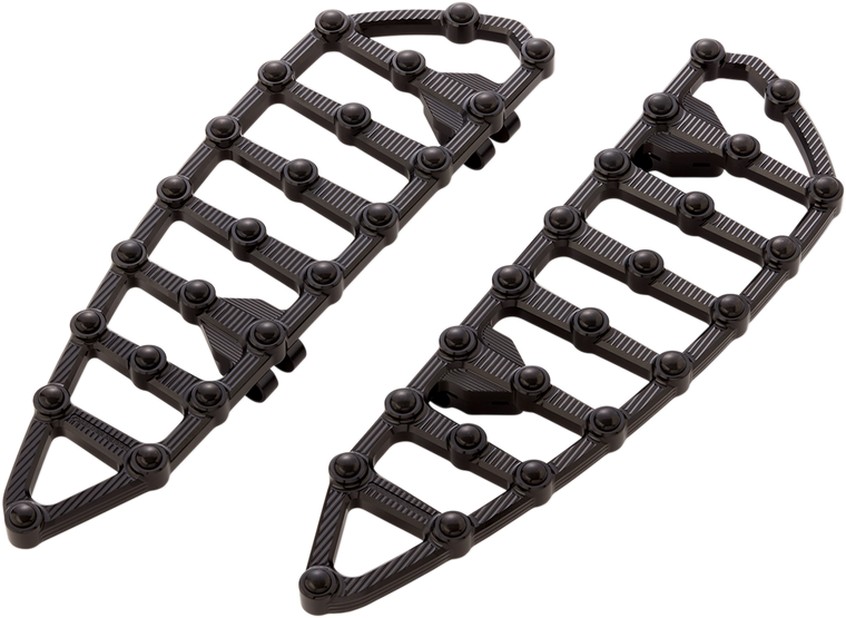 Arlen Ness - MX Driver Floorboards - Black - MX Billet Floorboards - 06-891