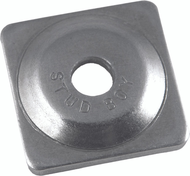 Stud Boy - Square Backer Plates Aluminum 24/pk - 2061-P1