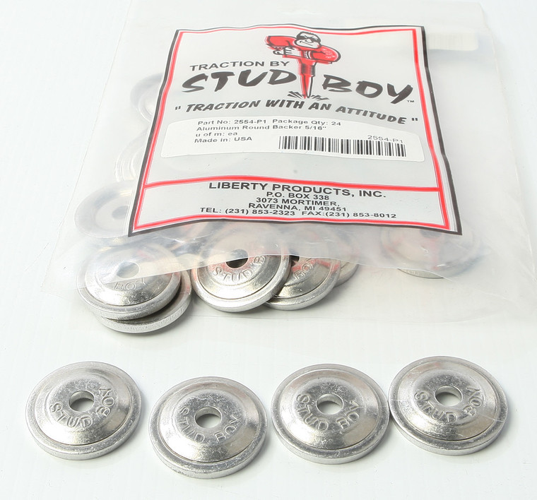 Stud Boy - Power Plate Round Backers 24/pk - 2554-P1