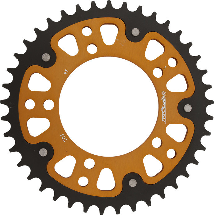 Supersprox - Rear Stealth Sprocket Alu/stl 41t-520 Gld Bmw - RST-703-41-GLD