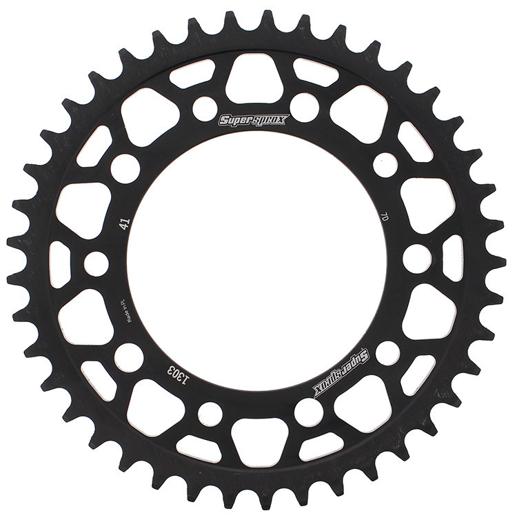 Supersprox - Rear Sprocket Steel 41t-520 Blk Hon - RFE-1303-41-BLK