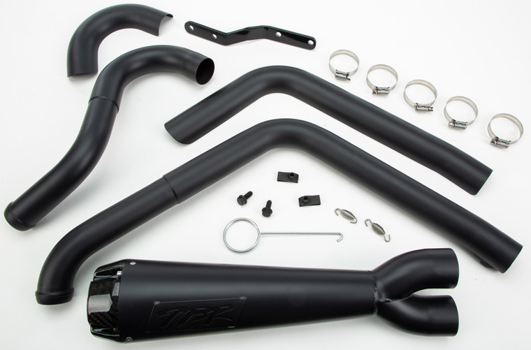Tbr - Comp S 2in1 Exhaust Dyna Black W/cf End Cap - 005-4280199-B