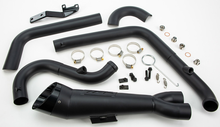 Tbr - Comp S 2in1 Exhaust Dyna W/turnout Black - 005-5130199-B