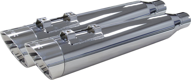 Tbr - Comp S Slip-on Touring Tc Chrome W/pol Slash End Cap - 005-4380499D-PS Tbr - Comp S Slip-on Touring Tc Chrome W/pol Slash End Cap - 005-4380499D-PS