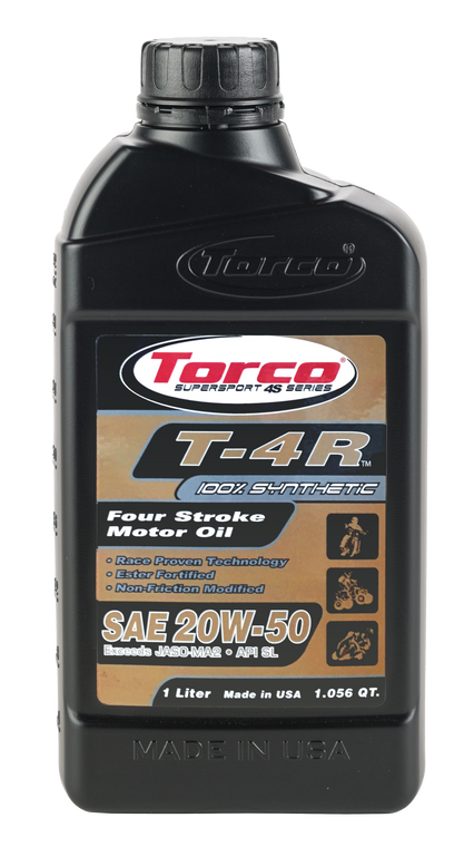 Torco - T-4r 4-stroke Synthetic Blend Motor Oil 20w-50 Liter - T672055CE