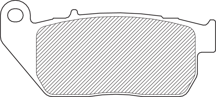 Drag Specialties - Organic Brake Pads - Sportster - Organic Harley/Buell Brake Pads - FAD381