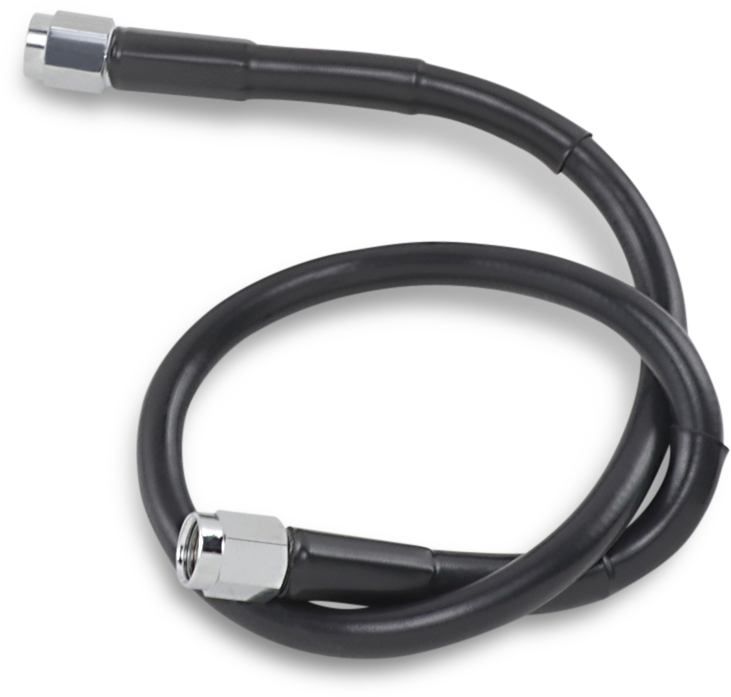 Drag Specialties - Universal Brake Line - Black - 18" - Universal Brake Line - 818-BLK