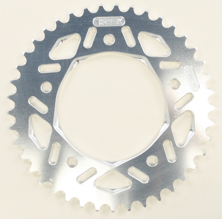 Vortex - Rear Sprocket Aluminum 41t-520 Sil Yam - 654A-41 Vortex - Rear Sprocket Aluminum 41t-520 Sil Yam - 654A-41