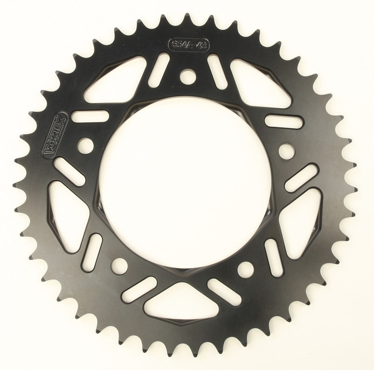 Vortex - Rear F5 Sprocket Aluminum 43t-520 Blk Hc Yam - 654AK-43