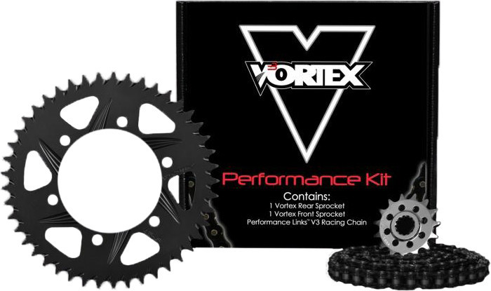 Vortex - Sprocket/chain Kit Stl/alu 14/47t Blk Rx3 520-110l Blk - CK6257