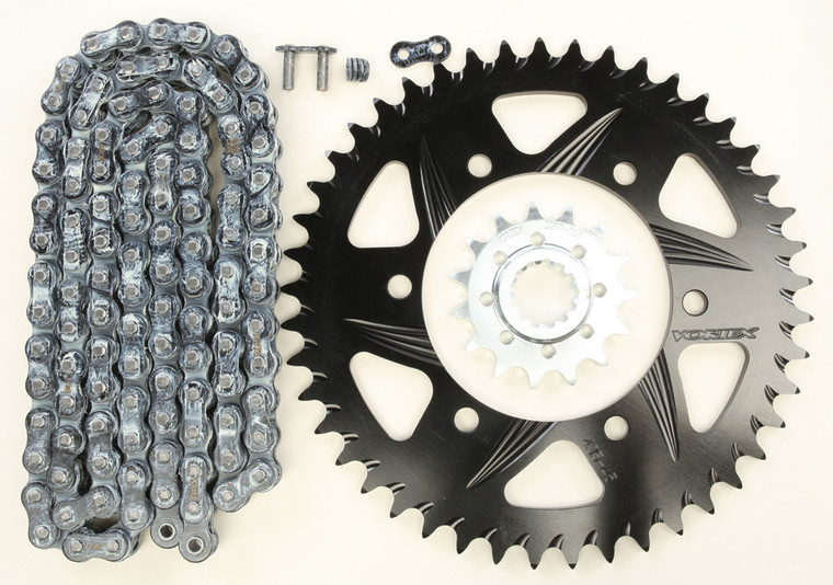 Vortex - Sprocket/chain Kit Stl/alu 15/45t Blk Rx3 520-114l Blk - CK6270