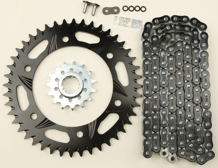 Vortex - Sprocket/chain Kit Stl/alu 15/44t Blk Rx3 520-112l Blk - CK6332