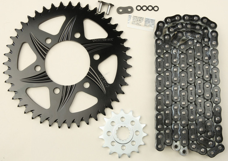 Vortex - Sprocket/chain Kit Stl/alu 15/43t Blk Rx3 520-112l Blk - CK6346