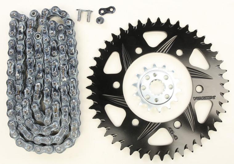 Vortex - Sprocket/chain Kit Stl/alu 14/43t Blk Sx3 520-106l Blk - CK4257