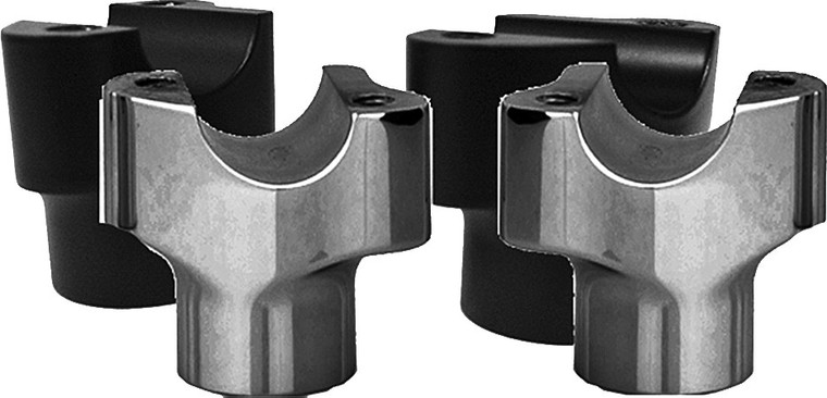 Wild 1 - Chubby Risers 1.5" Straight Chrome - WO525