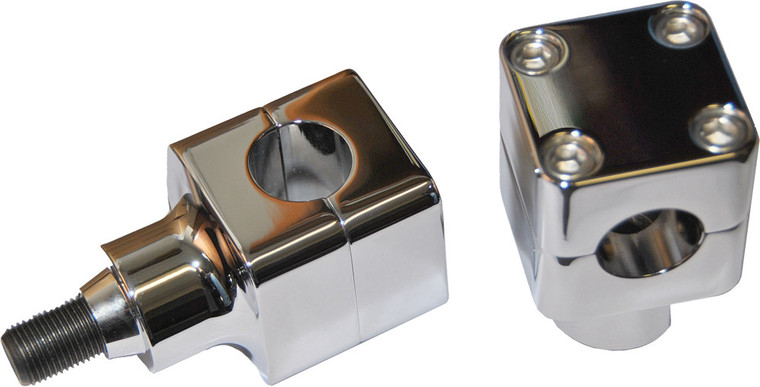 Wild 1 - Stubby Chubby Springer Risers Chrome - WO533 Wild 1 - Stubby Chubby Springer Risers Chrome - WO533