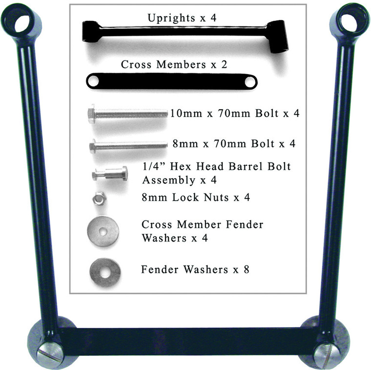 Willie & Max - Universal Hard Mount Kit Pair - 58633-00