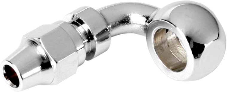 Drag Specialties - Banjo Fitting - 3/8"/10mm - 90 Degree - Banjo Fitting - 351